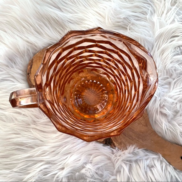 VTG Pink Whitehall Indiana Glass Drink Pitcher - Picture 4 of 7